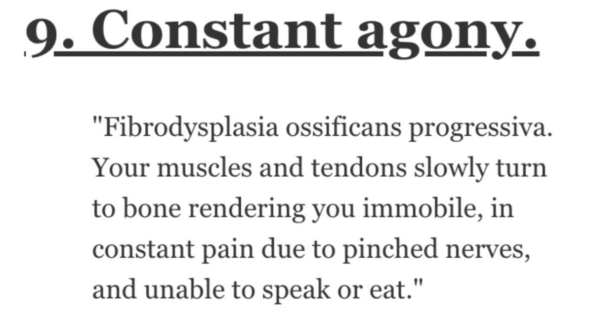 What’s the Most Terrifying Disease a Person Can Get? Here’s What People