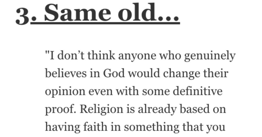 14 People Share What They Think Would Happen if It Was Proven That God Doesn’t Exist