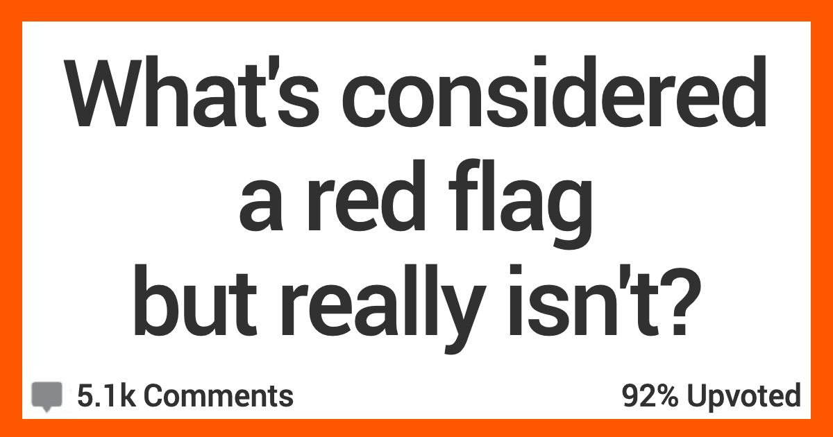 People Talk About Things That Are Perceived as Red Flags But Actually Are Positive