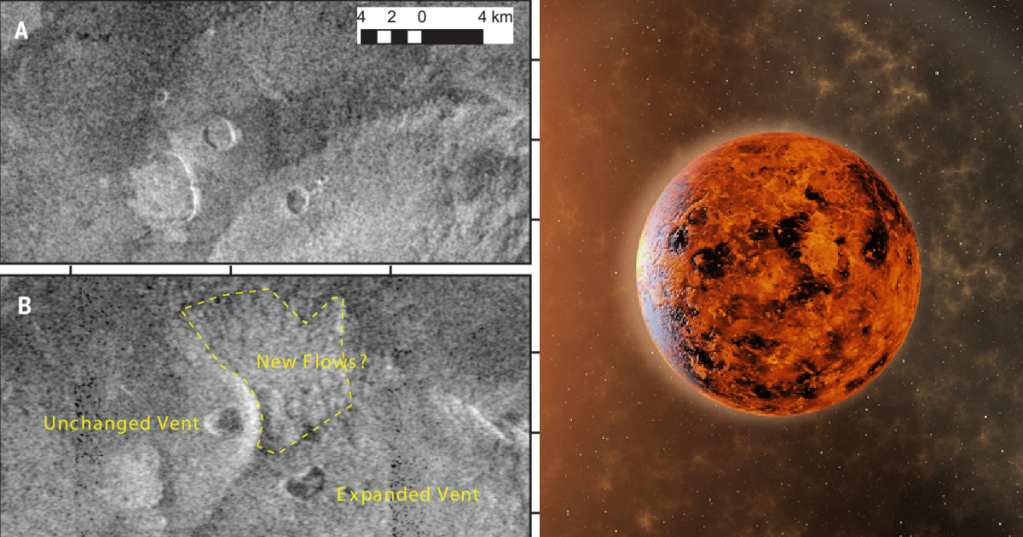 Check Out The First Images Of Venus's Active Volcano