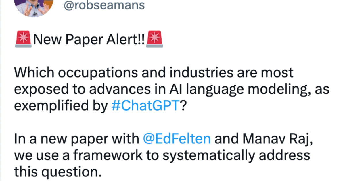 Here Are Some of The Jobs Most Vulnerable To AI