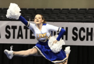 Cheerleader From Nebraska Compete Solo at State Championships Because Her Team had Quit