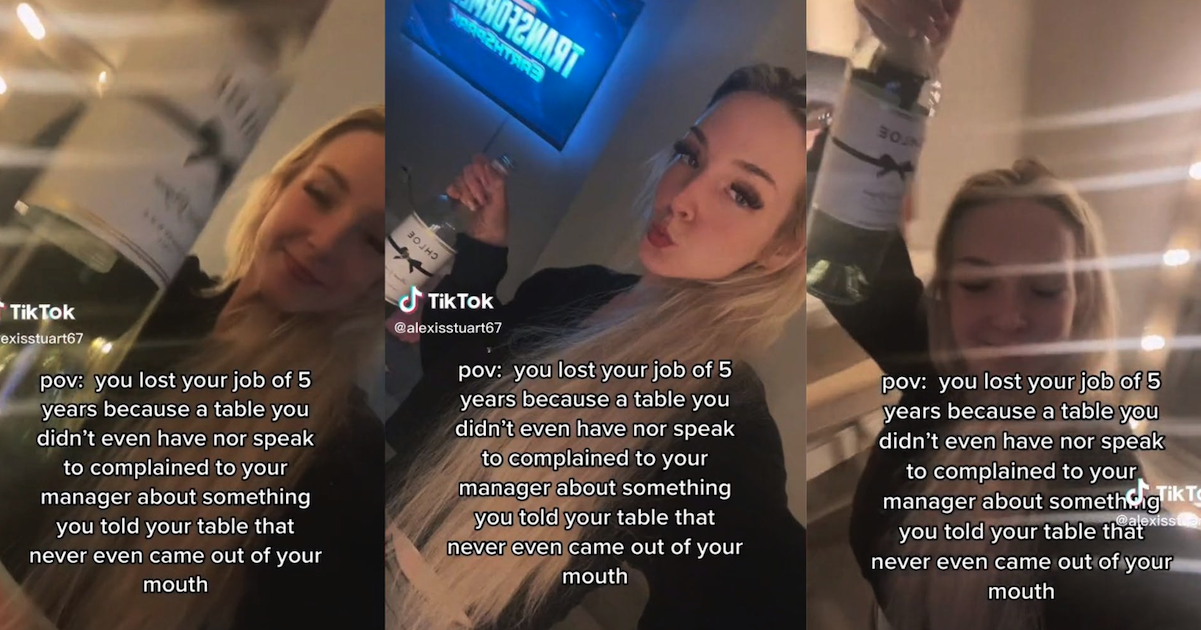 Server Claims She Was Fired After A Customer Complained... But It Wasn't Her Customer? What Gives?
