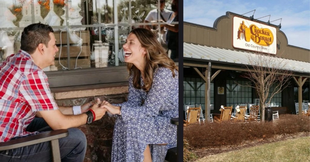 Man Proposes to His Girlfriend at Cracker Barrel Because the Couple First Met There