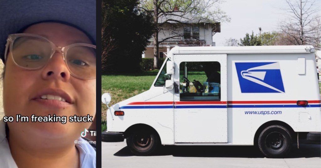 A US Postal Service Driver Got Stuck Inside a Customer’s Gate While Making a Delivery