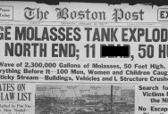 The 1919 “Great Molasses Flood” That Turned Boston Into A Sticky Mess