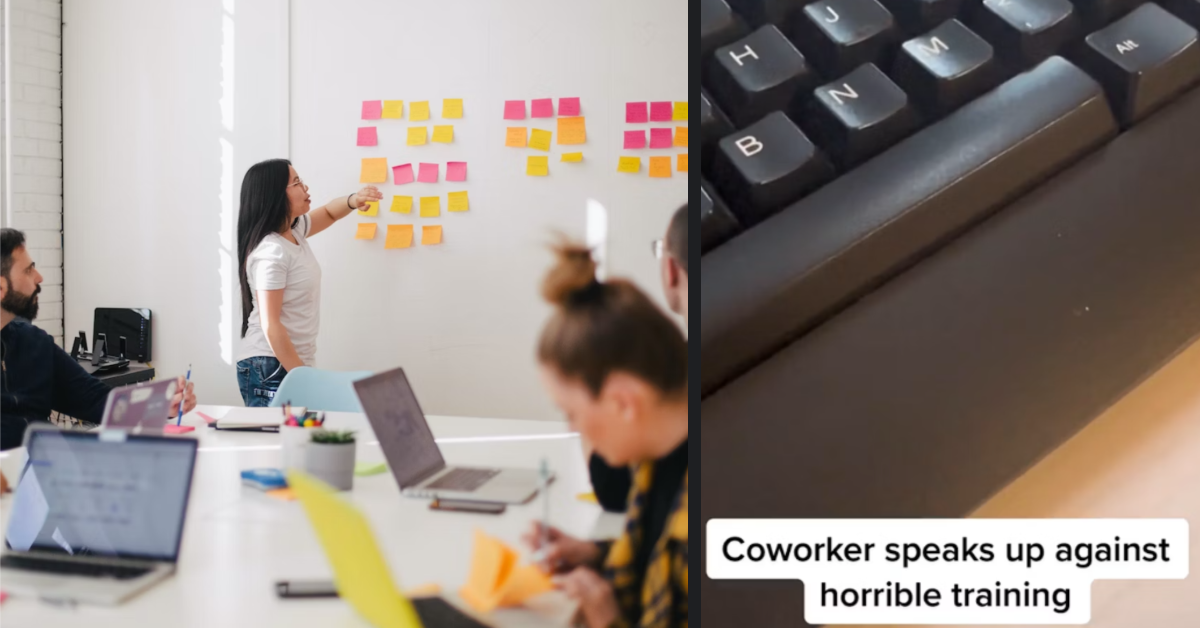 A Worker Called Out a Manager for Horrible Training During a Work Meeting