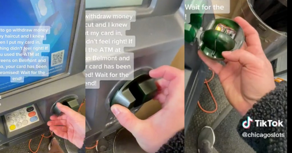 A Customer Found a Card Skimmer at a Walgreens ATM and Removed It Himself