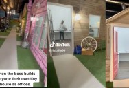 Boss Builds Adorable Individual Tiny House Offices for Every Employee