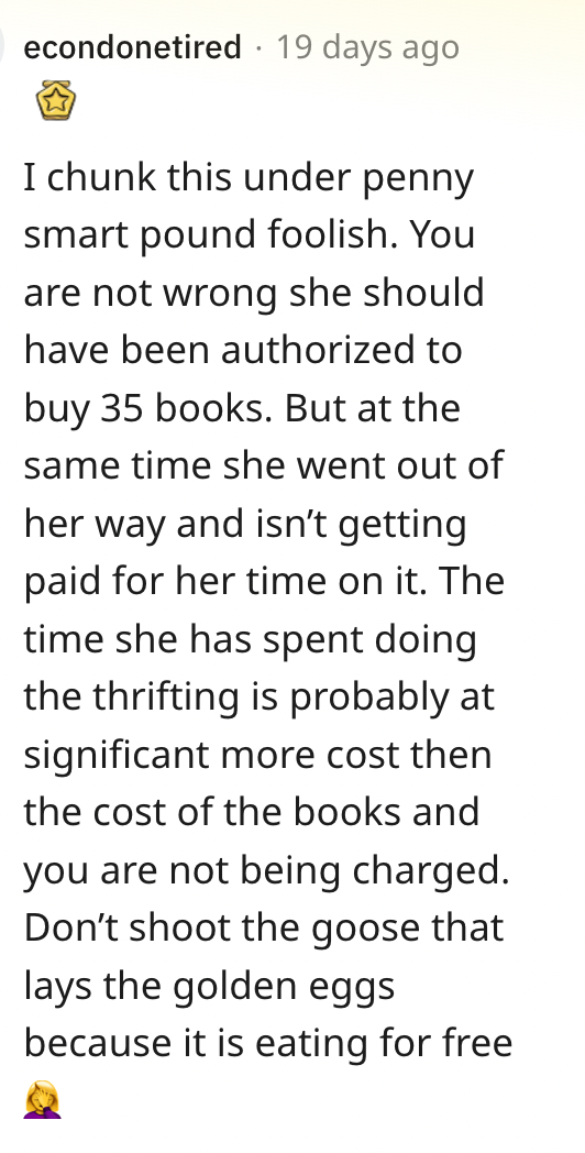 Screen Shot 2023 04 11 at 12.38.38 PM Should This Woman Reimburse Her Nanny For Funds Spent Without Asking?