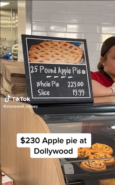 Screen Shot 2023 05 02 at 11.12.44 PM Dollywood Sells a Pie for $230 and People Had Some Thoughts About It