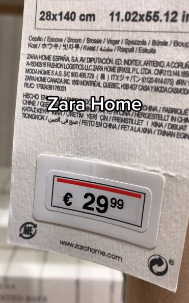 Screenshot 2023 08 18 at 4.48.17 PM Zara Capitalizes on the “Cottagecore” Aesthetic and Has $30 Straw Brooms for Sale
