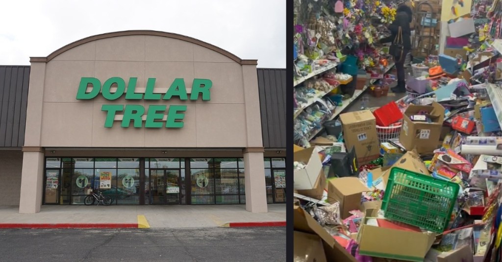 Customer Blasts Dollar Tree Store for Massive Piles of Inventory Blocking the Aisles