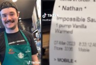Starbucks Barista Baffled by an Impossible Sausage Sandwich Ordered With… a Pump of Vanilla?