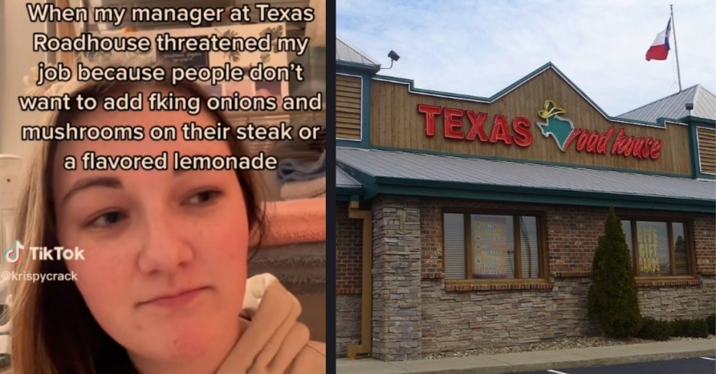 A Texas Roadhouse Worker Got Into Trouble for Not Upselling Customers on Food and Drinks