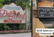 Dollywood Sells a Pie for $230 and People Had Some Thoughts About It