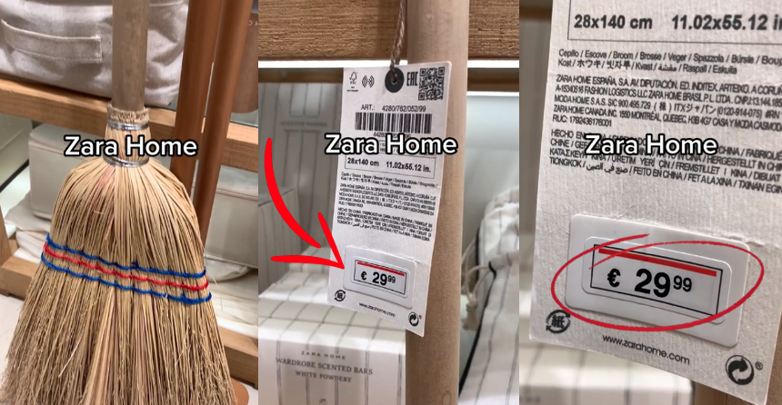Zara Home Broom Tiktok Zara Capitalizes on the “Cottagecore” Aesthetic and Has $30 Straw Brooms for Sale