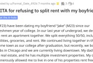 This Woman Doesn’t Want To Split Rent, And Her Boyfriend Doesn’t Like It