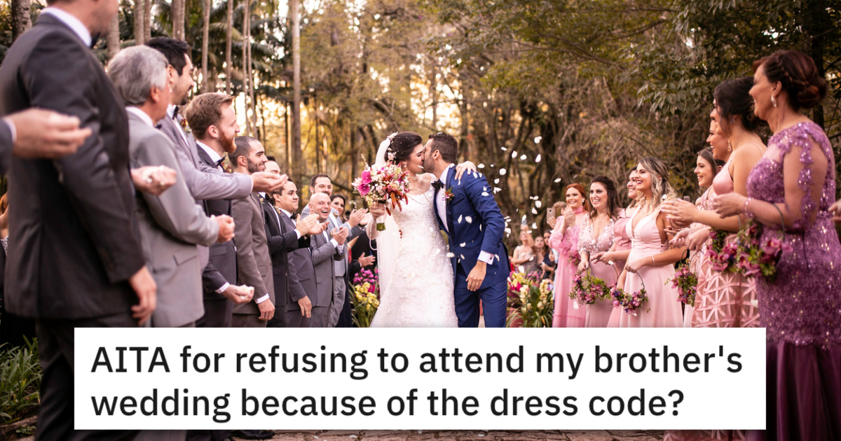 Is It Possible To Take The Idea Of A Wedding Dress Code Too Far 