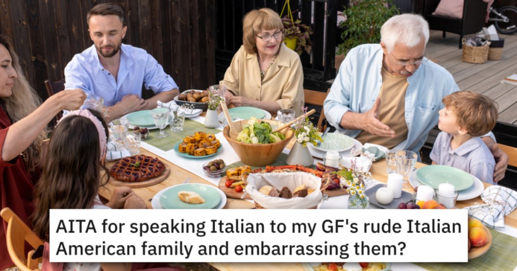 Is It Ever A Good Idea To Embarrass A Partner's Family At Dinner?