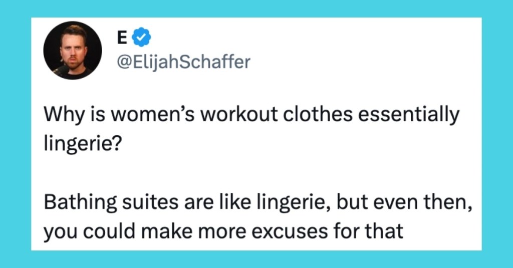 Men Got Roasted After They Called Women’s Workout Clothes “Lingerie”
