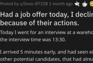 This Person Shared a Story About Why They Decided to Decline a Job Offer