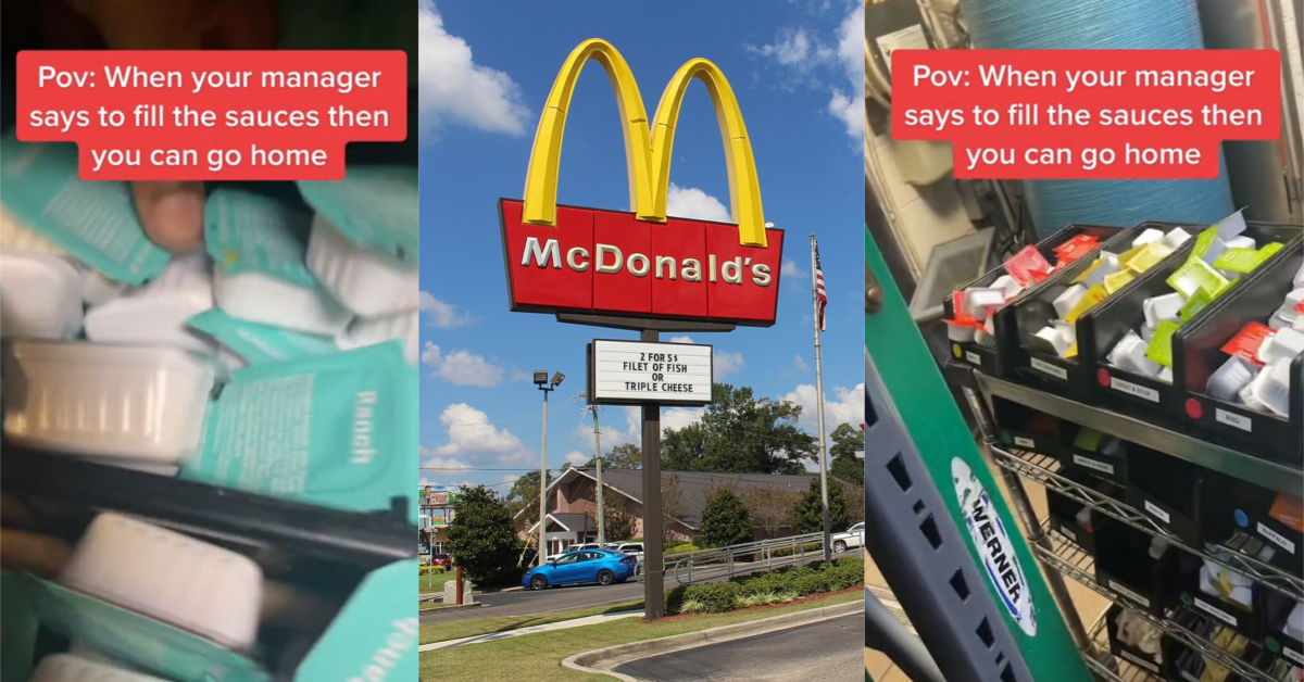 A Worker at McDonald's Shared a Sauce Organizing Hack