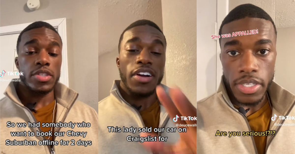 A Man Said a Customer Sold His Car on Craigslist While Renting It From