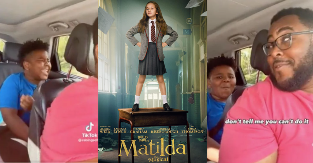 A Kid Sang Every Word of a Song From “Matilda” and His Dad Had a Funny Response
