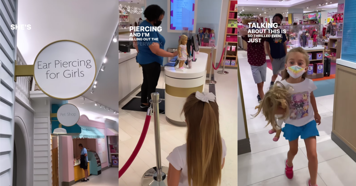 A Young Girl Learned a Big Lesson While Getting Her Ears Pierced at an