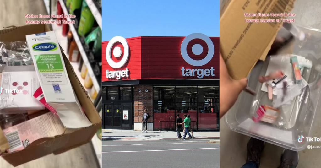 A Target Worker Shared All the Items That Were Stolen From the Beauty Section in Only One Day