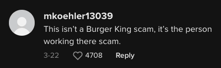 Screen Shot 2023 05 01 at 11.25.12 PM A Mysterious $25 Square Charge Showed Up On A Burger King Customers Account. Was He Scammed?