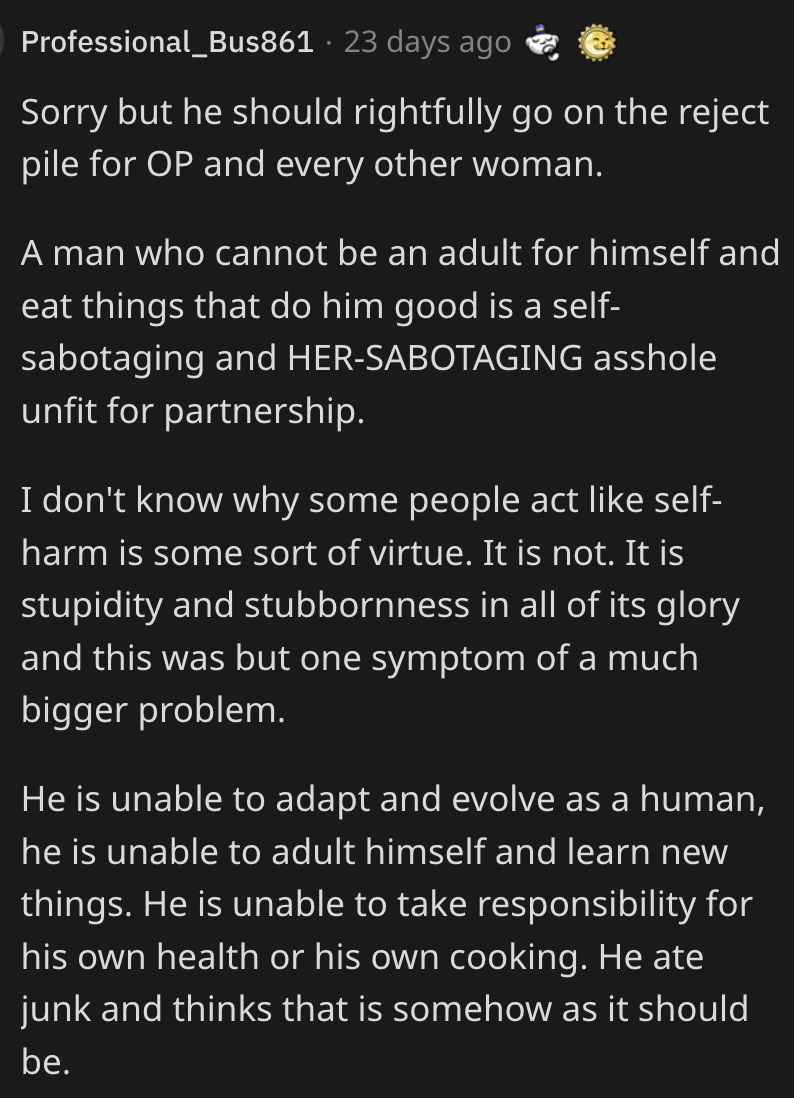 Screen Shot 2023 05 05 at 11.25.01 PM Woman Wonders Whether Its OK To Lie About What Youre Feeding Someone If Its Good For Them