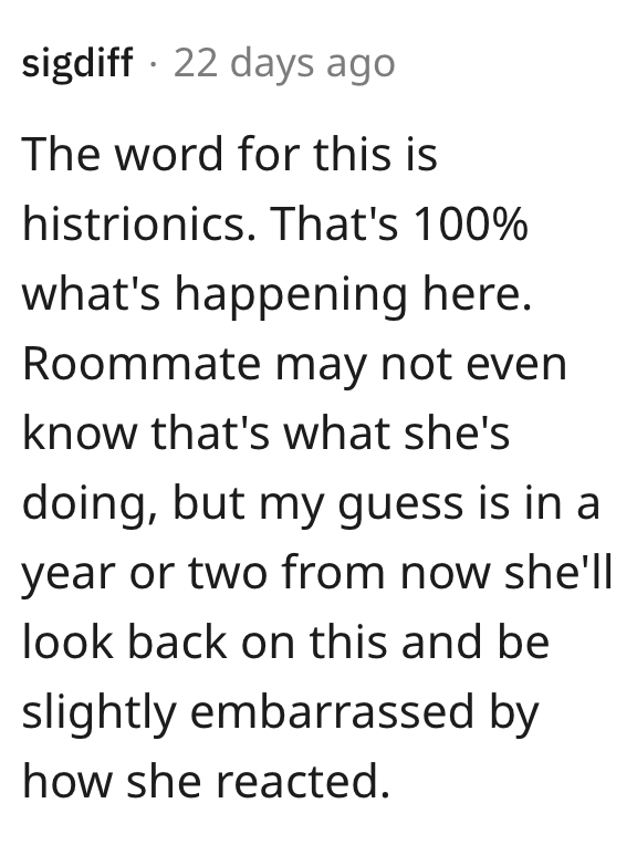 Screen Shot 2023 05 06 at 12.31.05 AM She Asked Her Roommate To Leave Until She Could Stop Crying. Was She Insensitive?