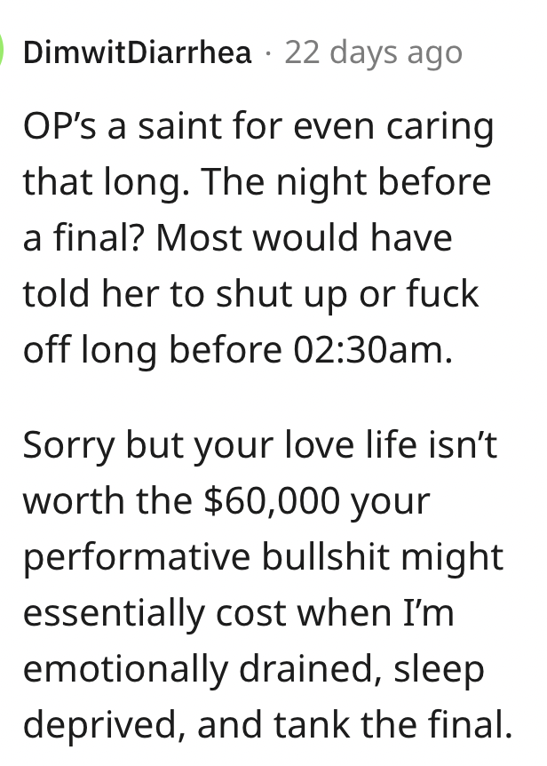 Screen Shot 2023 05 06 at 12.32.04 AM She Asked Her Roommate To Leave Until She Could Stop Crying. Was She Insensitive?