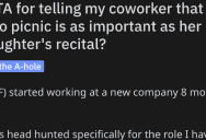 Woman Asks If Telling Her Co-Worker A Work Event Is As Important As Their Daughter’s Recital. Was She Wrong?