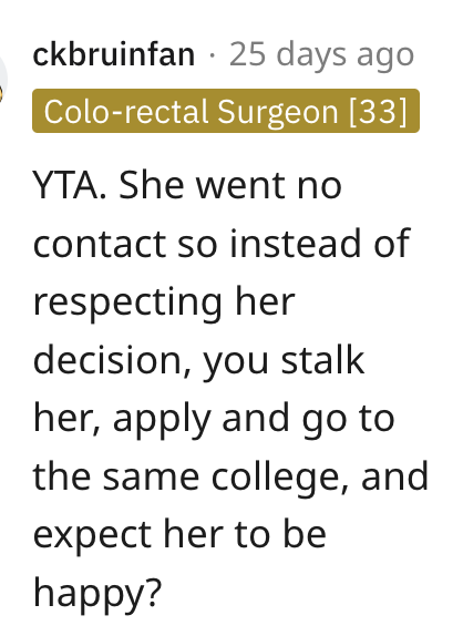 Screen Shot 2023 05 08 at 11.10.37 PM She Followed Her To College To Fix Their Relationship. Was She Wrong?