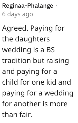 Screen Shot 2023 05 14 at 5.01.27 PM He’ll Pay For His Daughter’s Wedding but Not His Son’s. Is He Wrong?