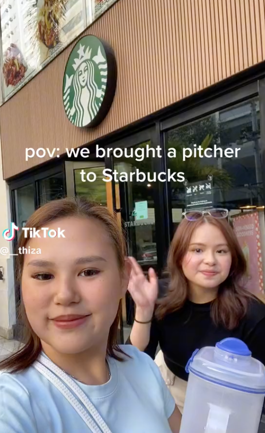 Screen Shot 2023 05 18 at 9.22.11 AM Starbucks Customers Bring A Pitcher To The Store So They Can Fill It With Caramel Macchiato. Did It Work?