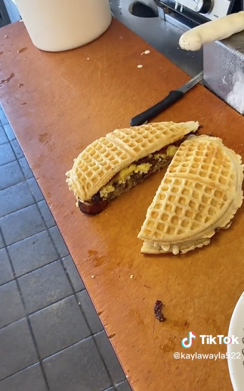 Screen Shot 2023 05 25 at 11.52.39 AM A Waffle House Employee Shared a Hack for a Sandwich That Costs A Pretty Penny