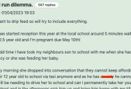 Neighbor Expects Pregnant Mom to Be a Driver for Their Son. What Should She Do?