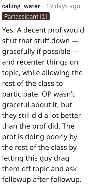 Screen Shot 2023 05 29 at 12.48.26 PM Is She Wrong for Embarrassing a Guy at Her Lecture? Here’s What People Said.