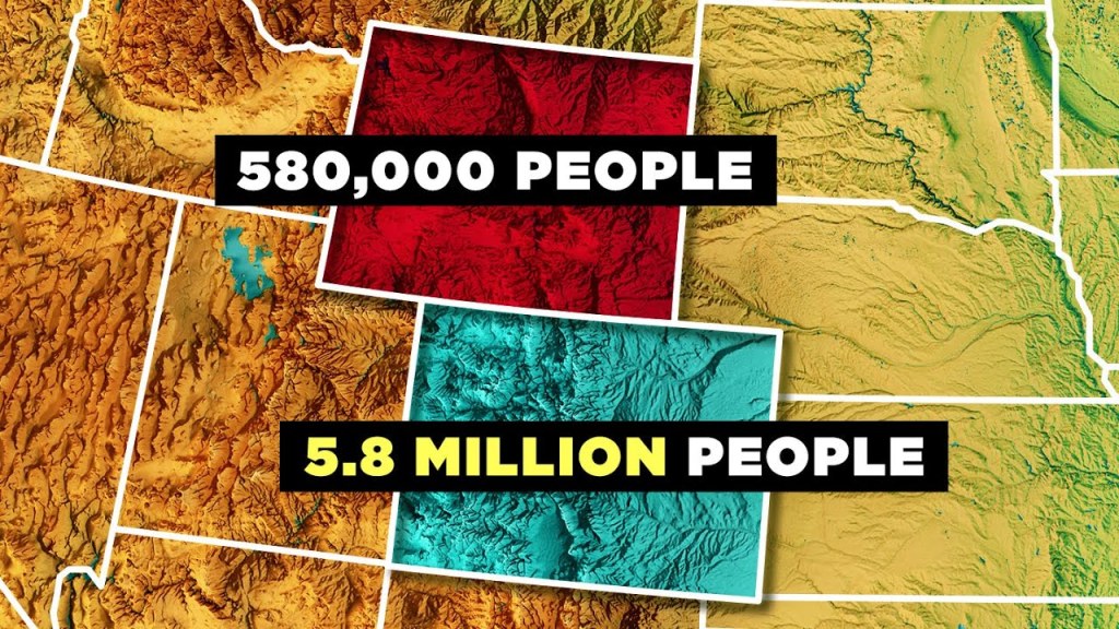 Why Colorado Is So Much More Populated Than Wyoming