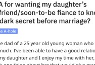 This Dad Asked if He’s Wrong for Wanting to Tell His Daughter’s Dark Secret to Her Boyfriend