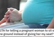 Person Wants to Know if They’re Wrong for Not Giving up Their Seat to a Pregnant Woman