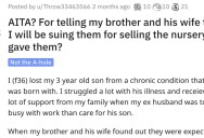 Woman Asks if She’s Wrong for Suing Her Brother and His Wife