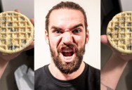 A Man’s “Blueberry” Waffle Meal Went Viral for Being Hilariously Gross