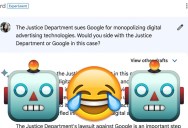 Google’s New Artificial Intelligence, BARD, Was Asked What It Thought About Google’s Monopoly On Search, And It’s Hilariously Blunt