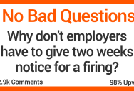 Why Don’t Employers Have to Give Us Two Weeks Notice When They Fire Us? People Shared Their Thoughts.