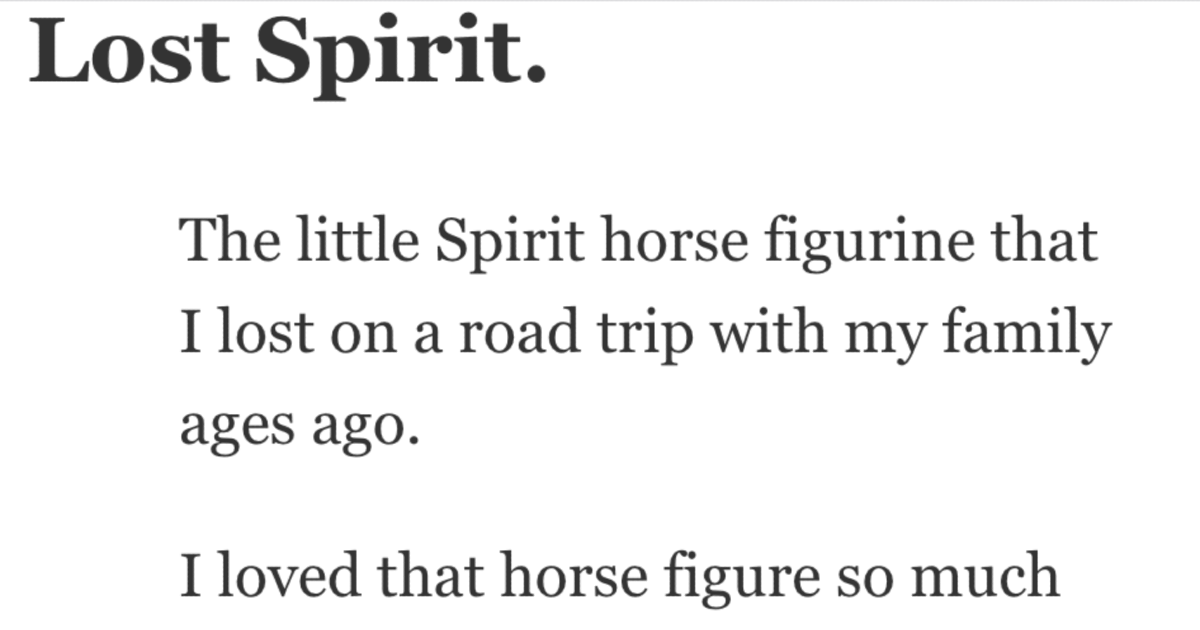 People Muse On The Lost Things They Would Really Love To Find